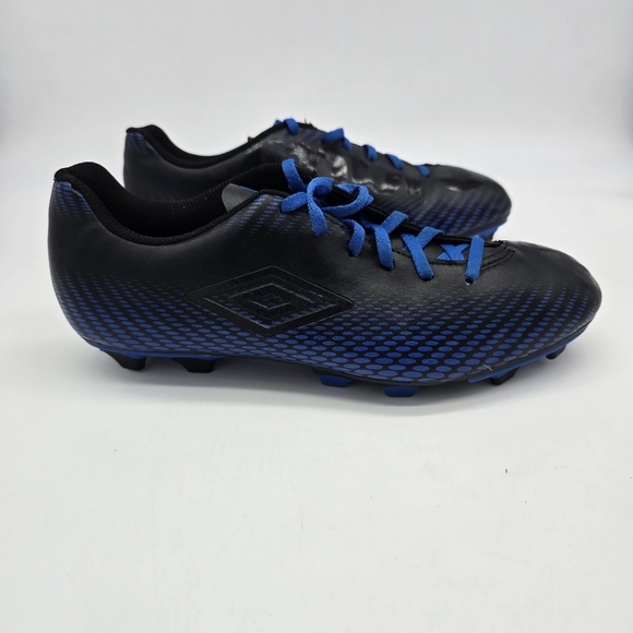 Umbro Shoe Men\'s 10.5 Aurora II FG (Firm Ground) Soccer Cleats Black Blue main image 6